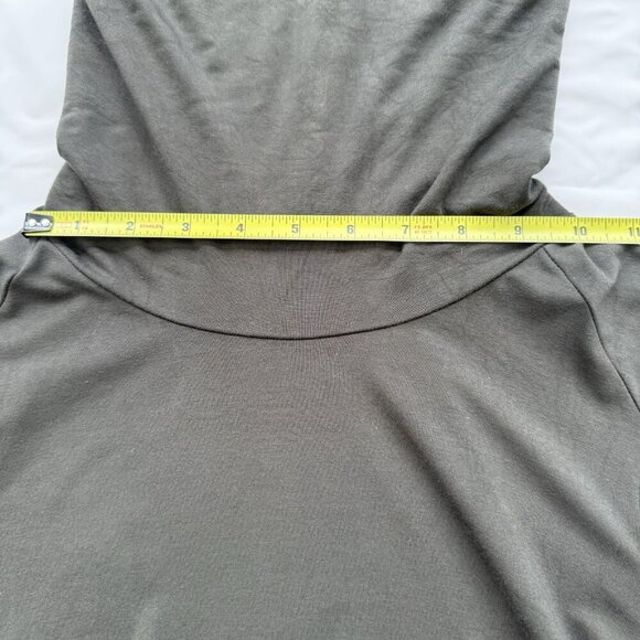 Tristan Cowl Neck Long-sleeve Tee/Tunic Dark Green Size XS - Picture 15 of 16